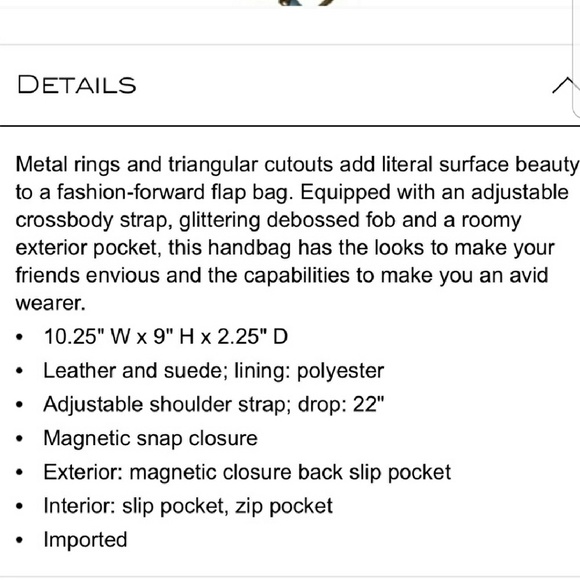 VINCE CAMUTE gorgeous crossbody purse - Picture 4 of 6